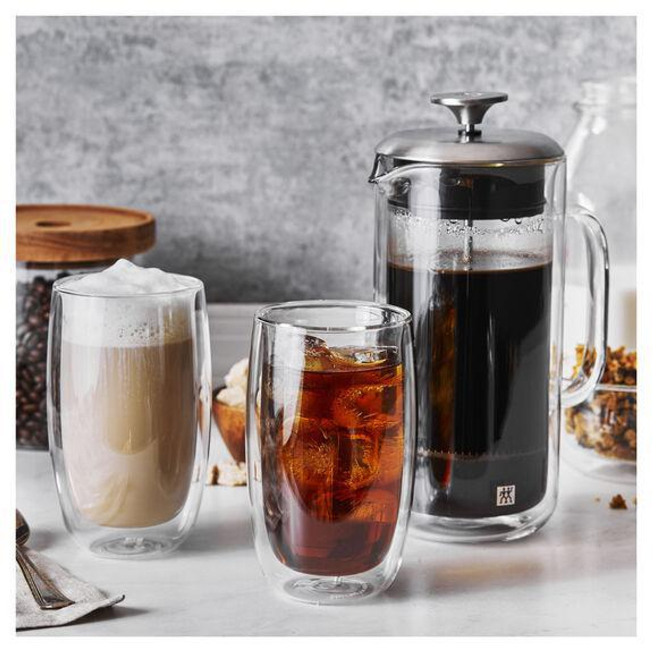 3 Piece Double Wall French Press Set - Counterpoint