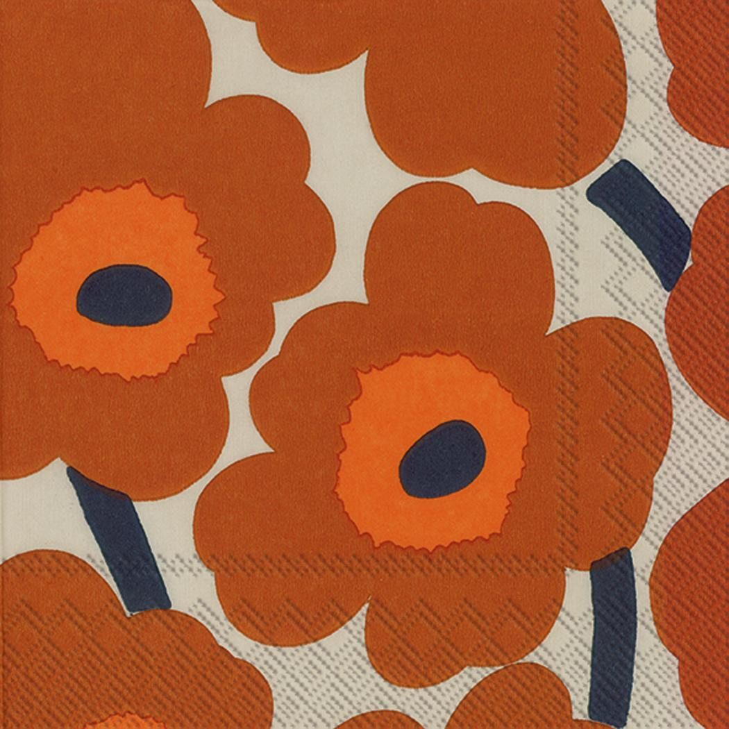 Unikko Napkins, Terracotta - Counterpoint