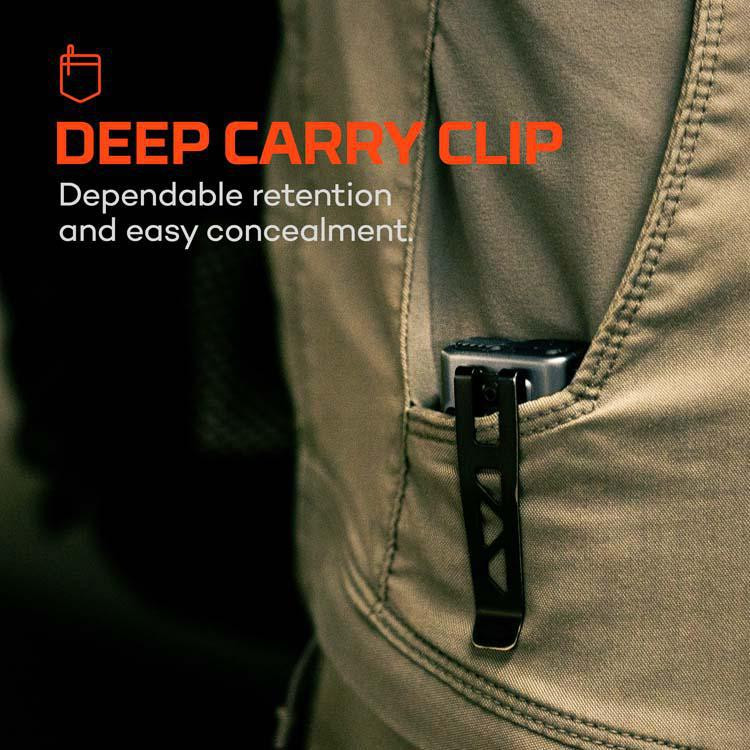 NEBO EDGE 2K EDC Tactical Flashlight – 2000 Lumen, Rechargeable, IP67 Waterproof, Magnetic Base
