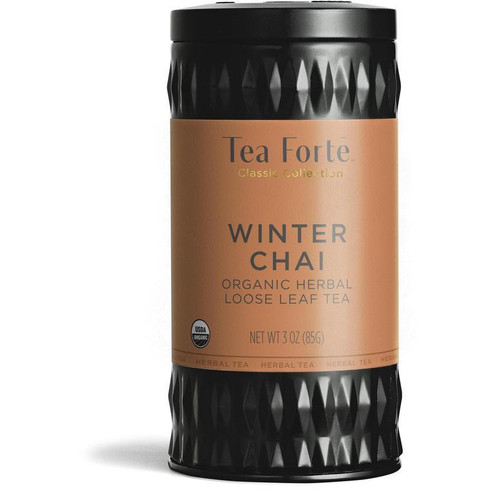 Winter Chai Organic Herbal Loose Leaf Tea Canister