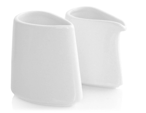 Tea Fortē Porcelain Sugar & Creamer Set of 2