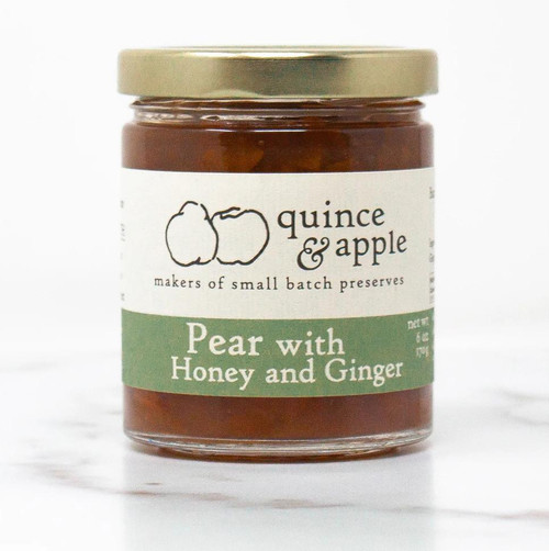 Pear with Honey and Ginger Preserves