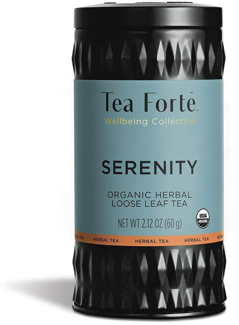 Serenity Organic Herbal Loose Leaf Tea Canister
