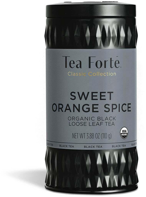 Sweet Orange Spice Organic Black Loose Leaf Tea Canister