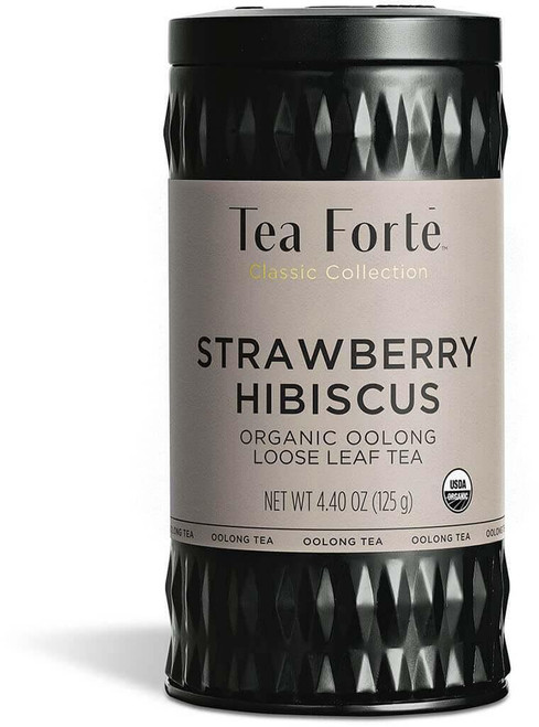 Strawberry Hibiscus Oolong Loose Leaf Tea Canister