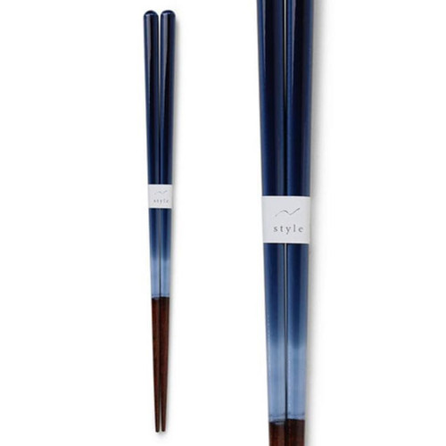 Navy Blue Ombre Chopstick Set, 9”