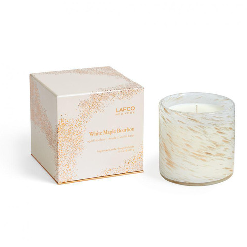 White Maple Bourbon Scented Candle