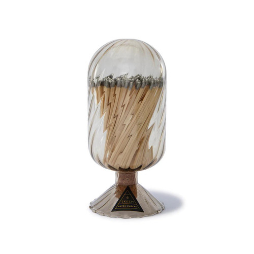 Helix Match Cloche, Silver with Silver-tipped Matches