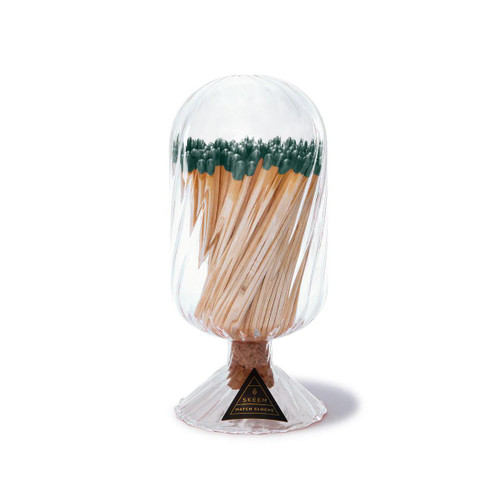 Helix Match Cloche, Evergreen-tipped Matches