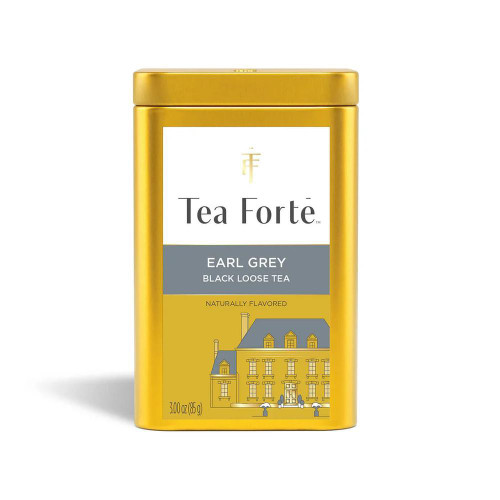 Earl Grey Organic Loose Leaf Tea Gold Canister LTC 3C