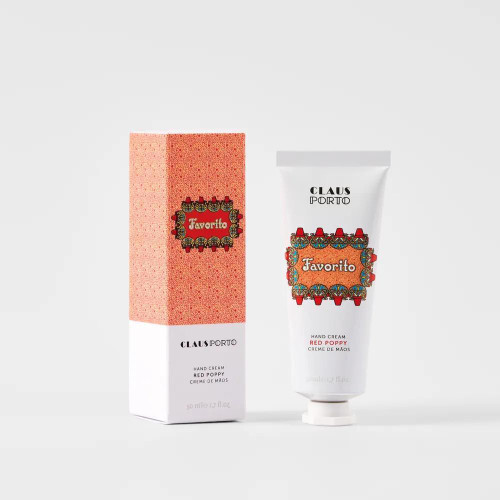 Favorito Red Poppy Hand Cream 50ml | 1.7 fl oz