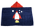 KokoBaby Hooded Infant Towel - Space Ship