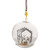 Manger Snow Globe Ornament