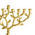 Tree of Life Menorah Gold