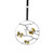 Butterfly Ginkgo Moongate Ornament