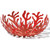 "Mediterraneo" Fruit Holder Bowl, Red