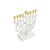 Pomegranate Menorah Silver/Gold