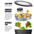 Charcoal Bloom Salad Bowl Kit, 64oz