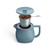Fiore Teapot Stone Blue