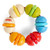 Rainbow Rattle Grasping and Teething Toy
