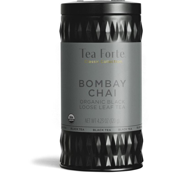 Bombay Chai Organic Black Loose Leaf Tea Canister