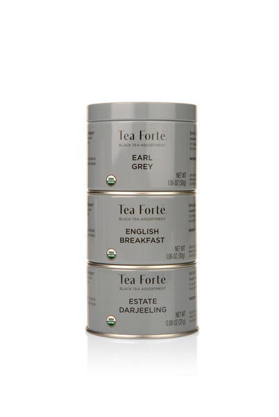 Tea Fortē Black Loose Leaf Tea Trios