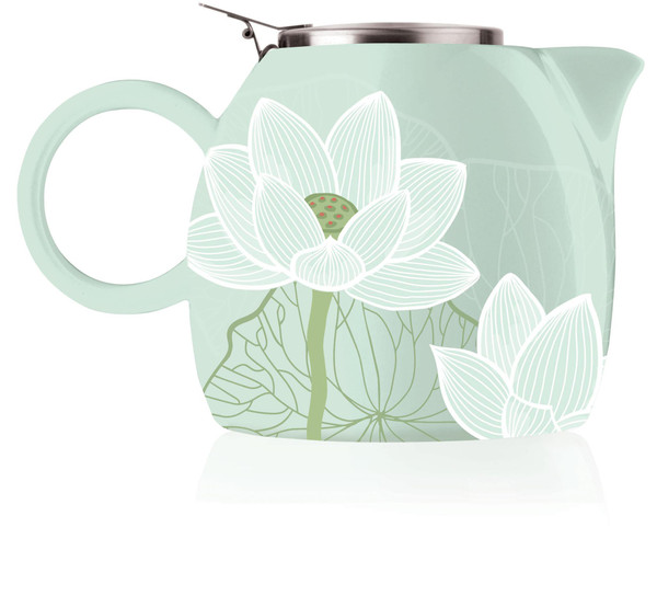 Tea Fortē Lotus PUGG Ceramic Teapot & Infuser - 24 oz.