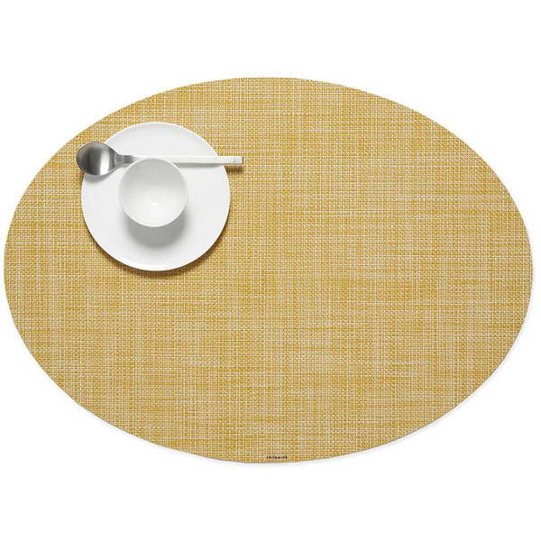 Mini Basketweave Placemat Oval, 14" x 19.25"