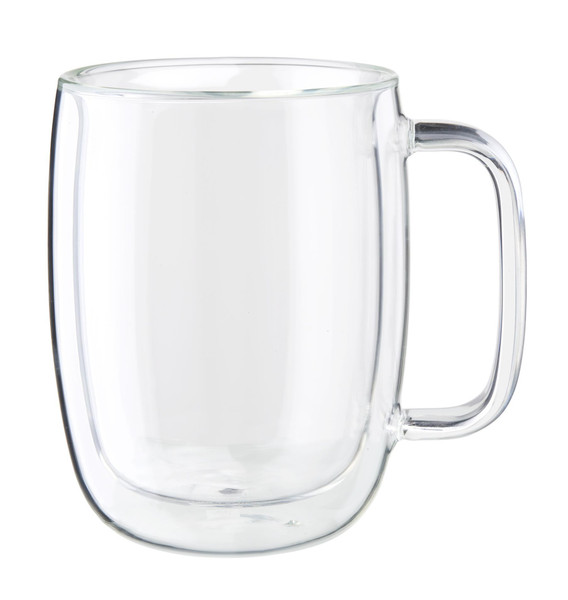 Zwilling Double Wall Latte Glass Mugs (15oz) - Set of 2 - Sorrento