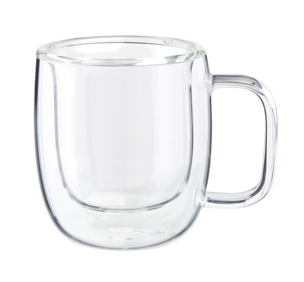 Zwilling Double Wall Espresso Glass Mugs (2.7oz) - Set of 2 - Sorrento Plus