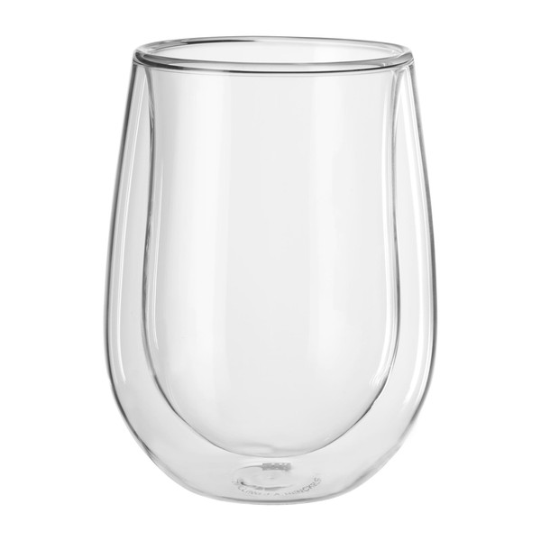 Zwilling Double Wall White Wine Stemless Glasses (10oz) - Set of 2 - Sorrento Bar