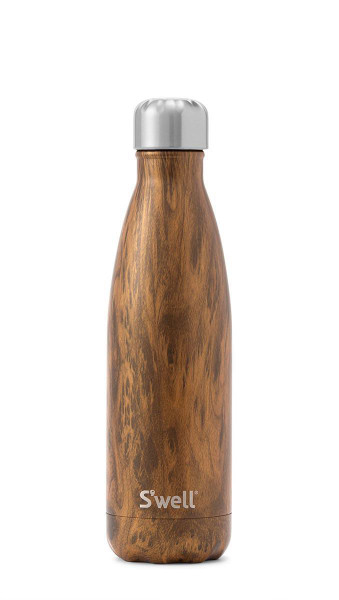 S'well Stainless Steel Water Bottle - Teakwood (17oz)