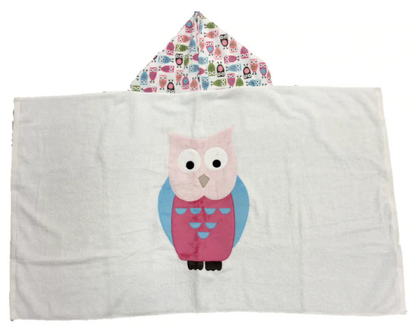 KokoBaby Hooded Infant Towel - Owls