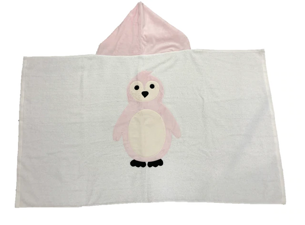 KokoBaby Hooded Infant Towel - Penguin