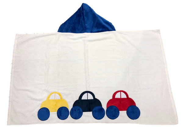 Hooded Towel - Cars
