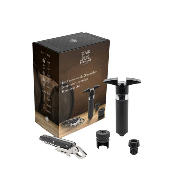 Sommelier's Essentials Gift Set, Clavelin Corkscrew + Epivac Duo Vacuum Pump