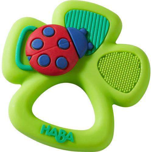 Shamrock Silicone Teether Clutch Toy