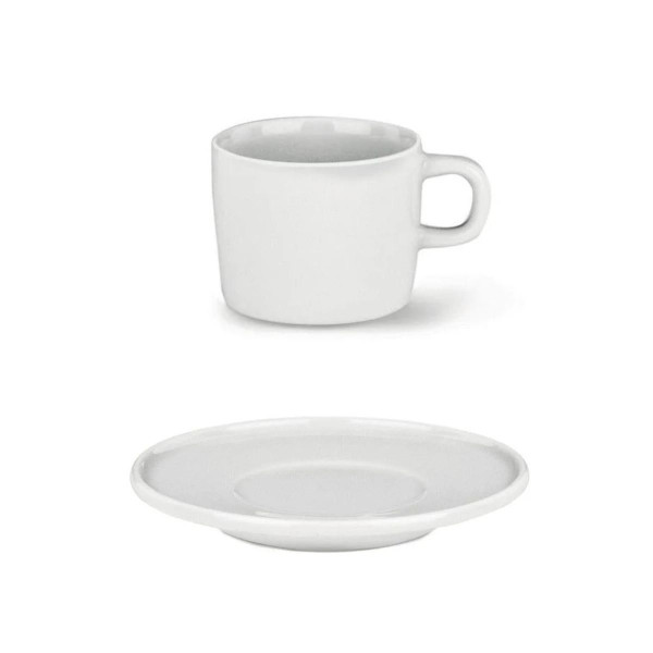 PlateBowlCup Mocha Cup + Saucer Set