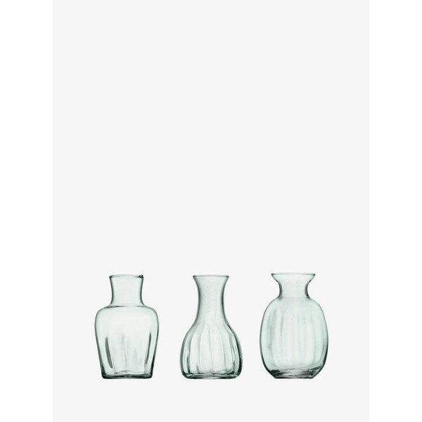 Mia Mini Vase Trio, 4.25" - Mouth Blown / Recycled Glass