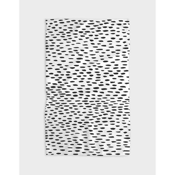 Geometry Dot Dash Kitchen Tea Towel, 18" x 30"