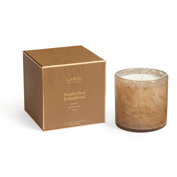 Pumpkin Seed & Sandalwood Scented Candle