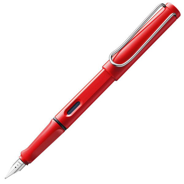 Safari Fountain Pen Red, Medium, Blister-Pack