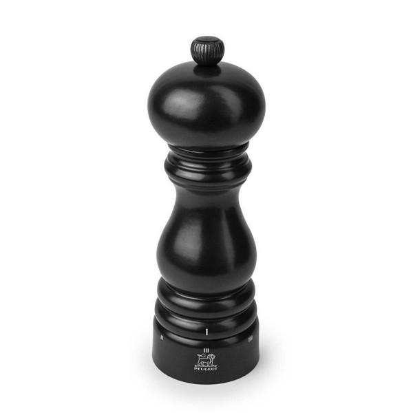 Paris u'Select Salt Mill, Satin Black, 18 cm (7 in)