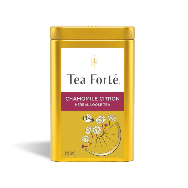 Chamomile Citron Organic Loose Leaf Tea Gold Canister LTC