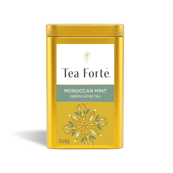 Moroccan Mint Organic Loose Leaf Tea Gold Canister LTC