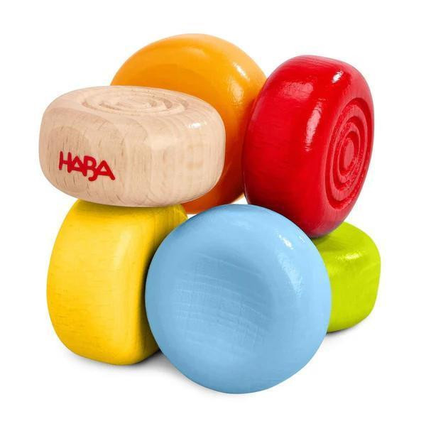 Color Drops Wooden Grasp and Teething Toy