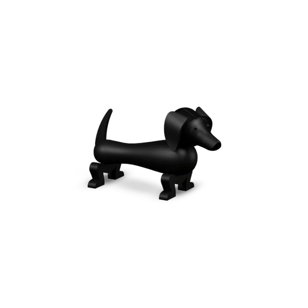 Kay Bojesen Dog, Dark Stained Oak, Small (7.3")