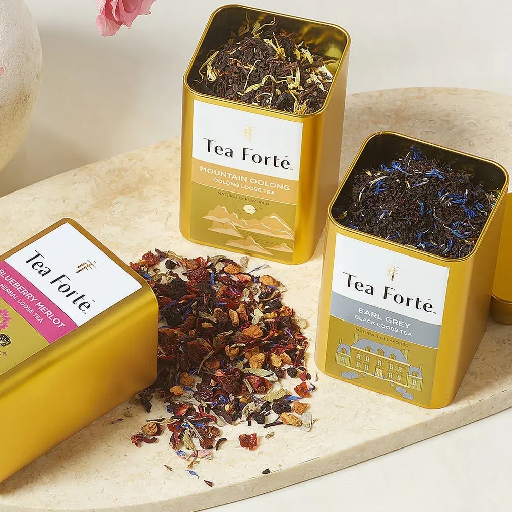 Loose Leaf Tea Canisters and Single Steeps by Tea Forte, Art of Tea