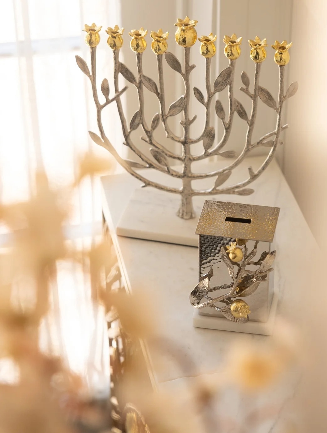 Michael Aram Menorahs at Counterpoint Home