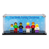 Christmas Family Display Case - 6 Figures included